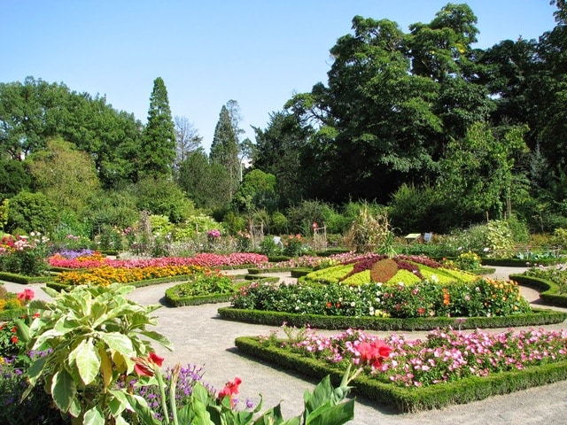 Le jardin Botanique du parc de la tête d'Or à Lyon