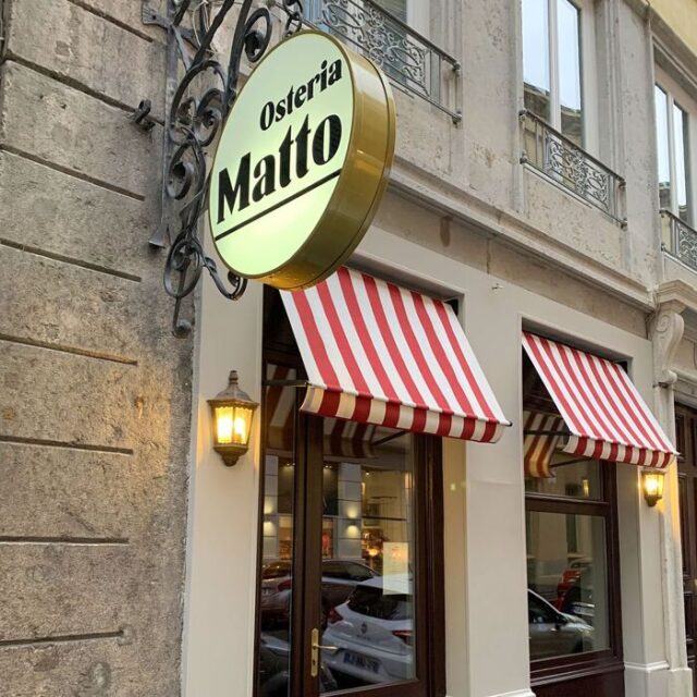 Osteria Matto, restaurant italien dans le 6e arrondissement de Lyon