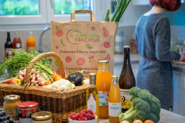 Maréchal Fraîcheur, producteur lyonnais livrant des paniers de fruits et légumes depuis 2010 dans la métropole de Lyon.