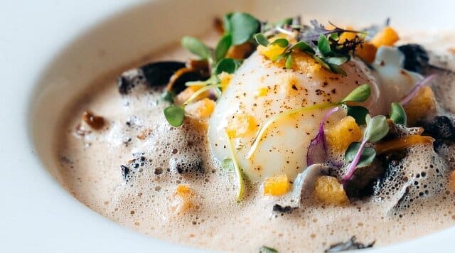 Krak, restaurant culinaire à Lyon. Oeuf parfait.