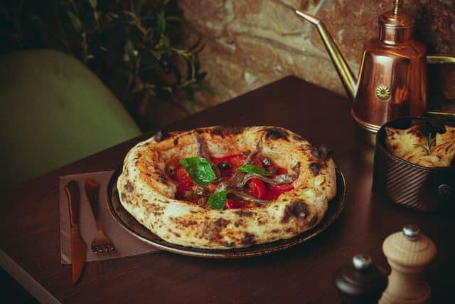 Pizza de chez Ravello, restaurant italien à Lyon